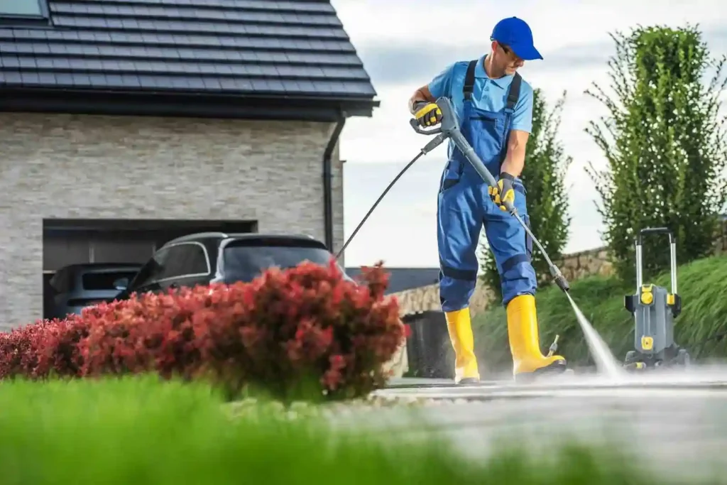 pressure washing