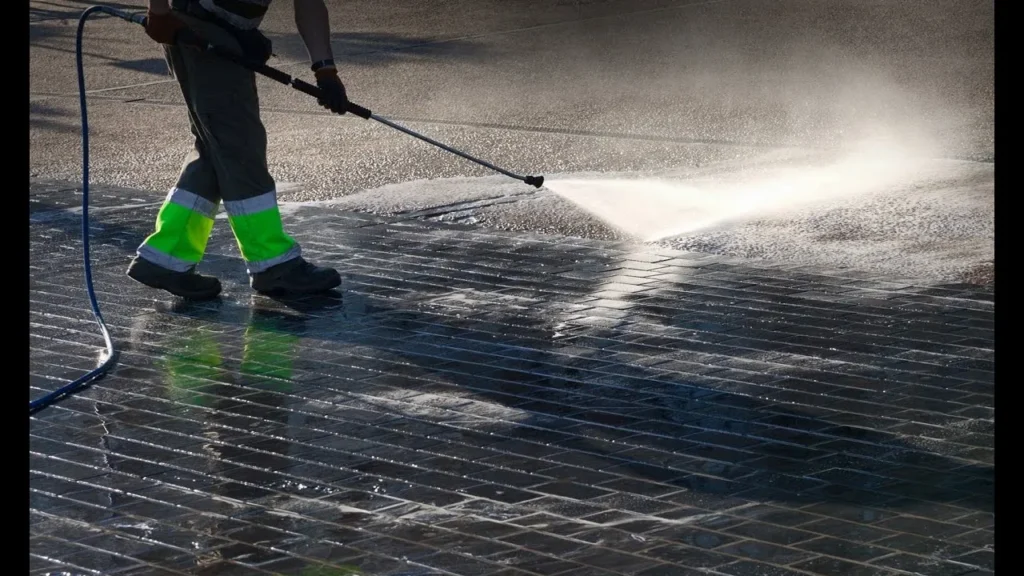 pressure washing