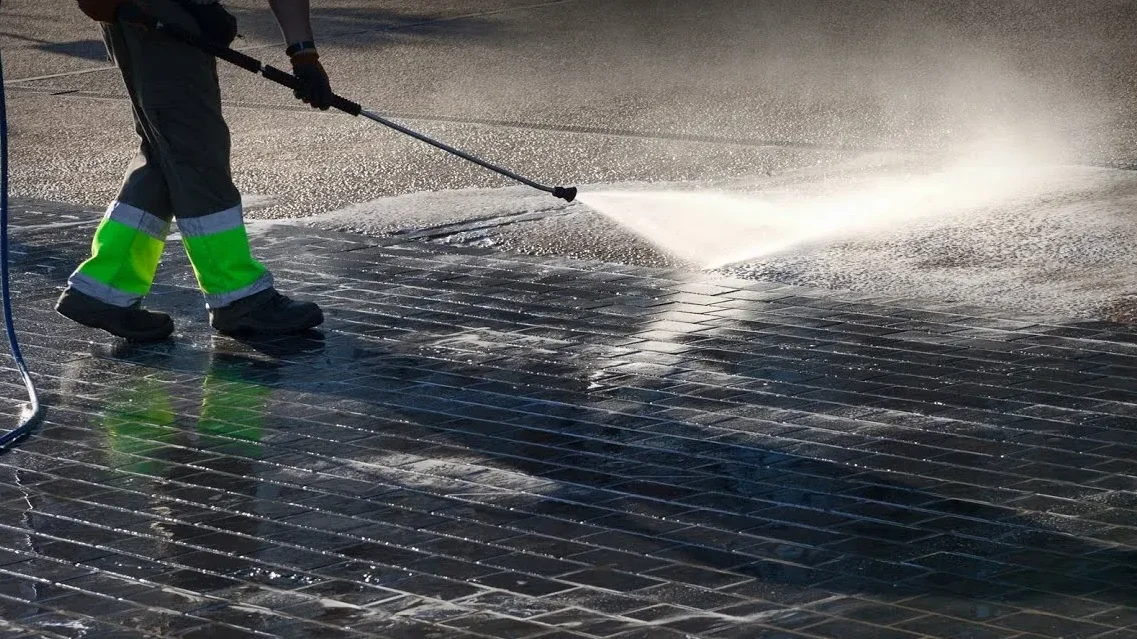 pressure washing
