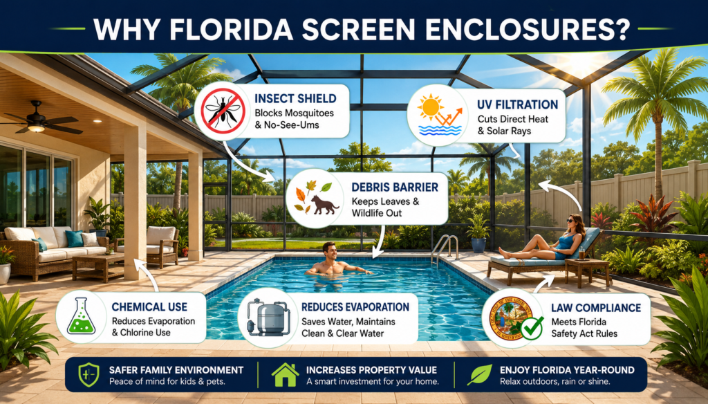 Florida Screened Pool Enclosure