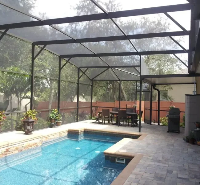 Pool screen enclosure price calculator for cost estimation